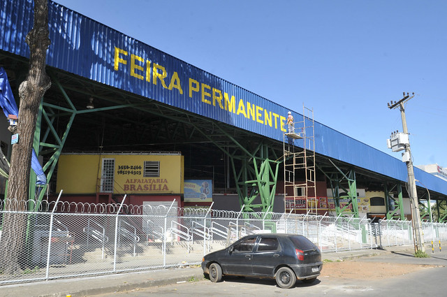 Feira Permanente do Gama ganha reforma pedida por feirantes e visitantes