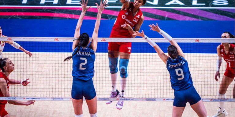 Brasil é superado pela Turquia e conquista o vice-campeonato na Liga das Nações.